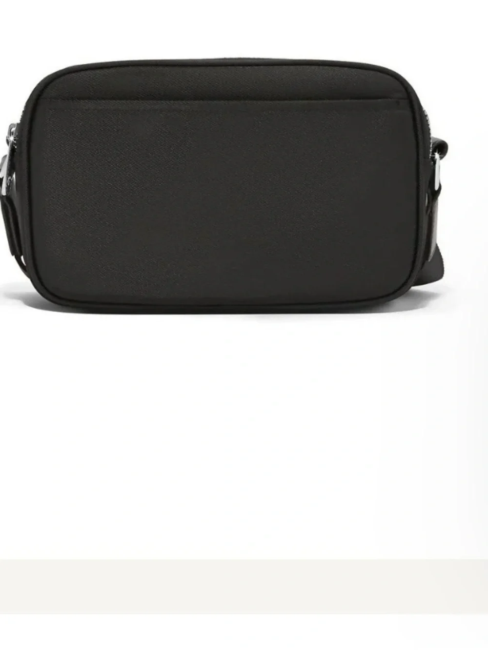 Brighton Black Crossbody with Heart-Print Strap
